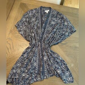 LOFT Floral Kimono Wrap